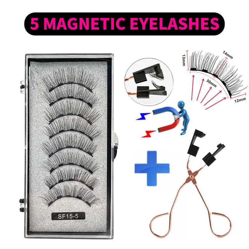 Series Magnetic Eyelashes Natural Simulation Curling False Lashes