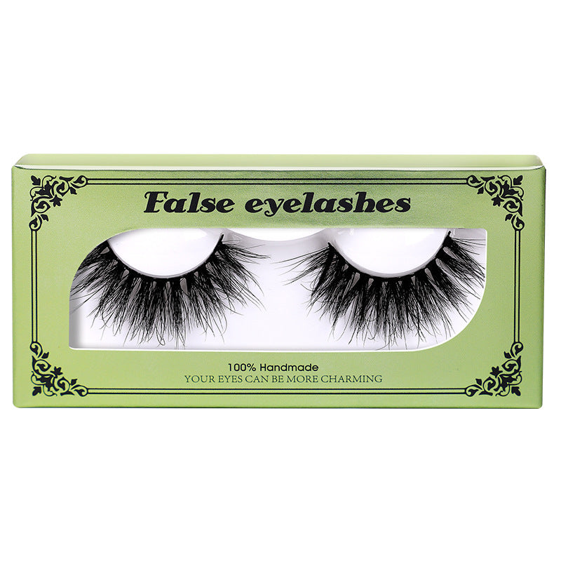 Package Mink Eyelashes Natural Long Thick False Lashes