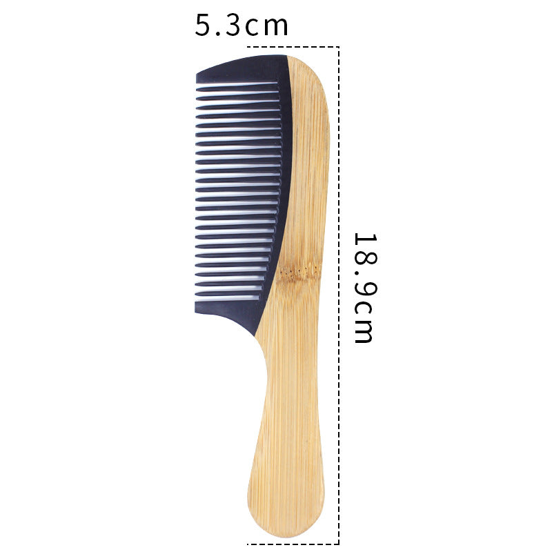 Bamboo Splicing Bakelite Portable Home Hairdressing Hair Brushes & Combs