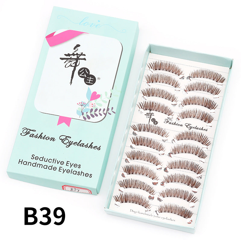 Cils de princesse de danse pour femmes, affûtage des cils, faux cils naturels