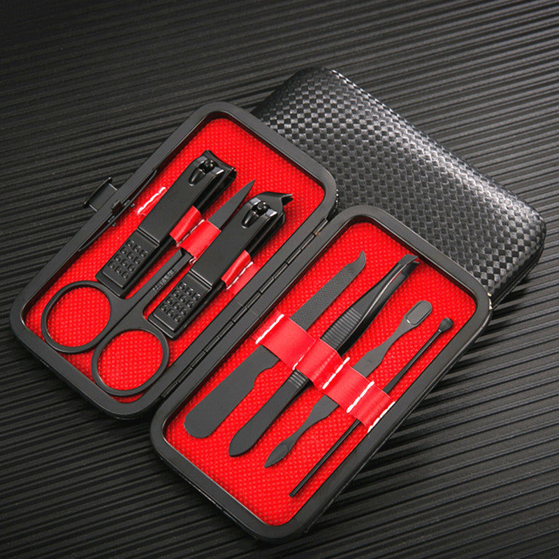 Red Series Beauty Manicure Suit Tools Nail Tool Set