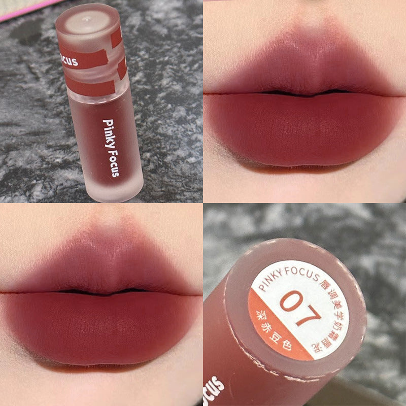 Gloss à lèvres Veet Milk Cream Mud Color Lacquer pour femme