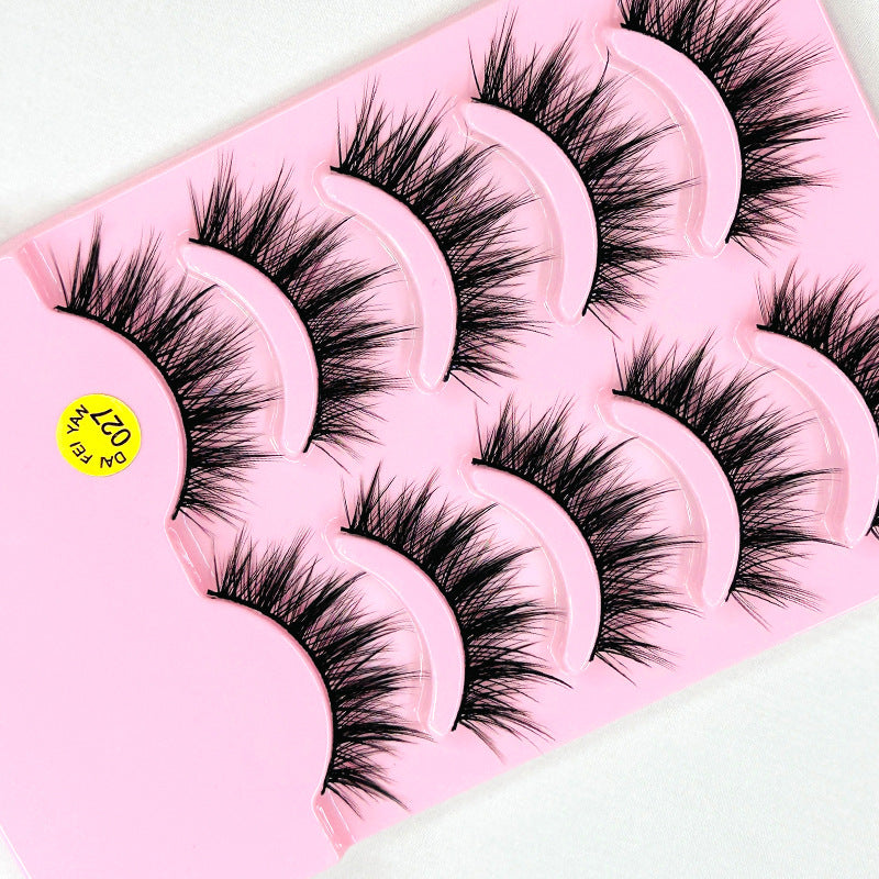 Stage Wear Eyelashes Thickening Lengthen Cross False Lashes