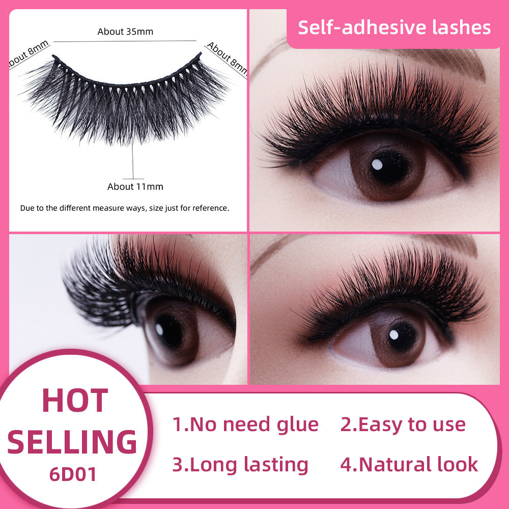 Sweatproof Eyelash No Nude Quick Sticky False Lashes