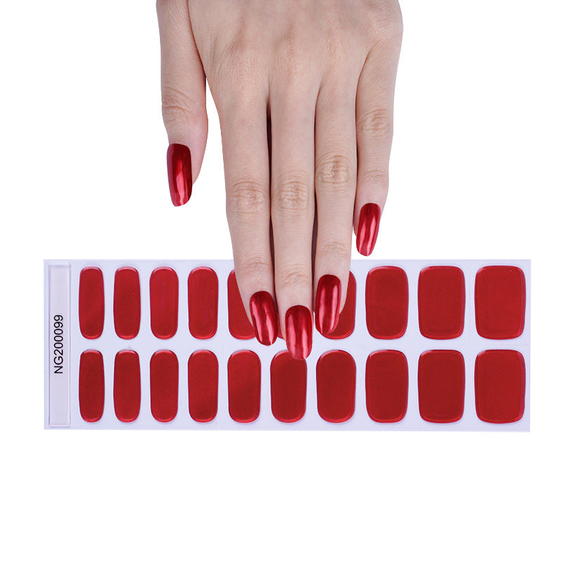 Gel Finger Therapy Light Uv Half Nail Stickers