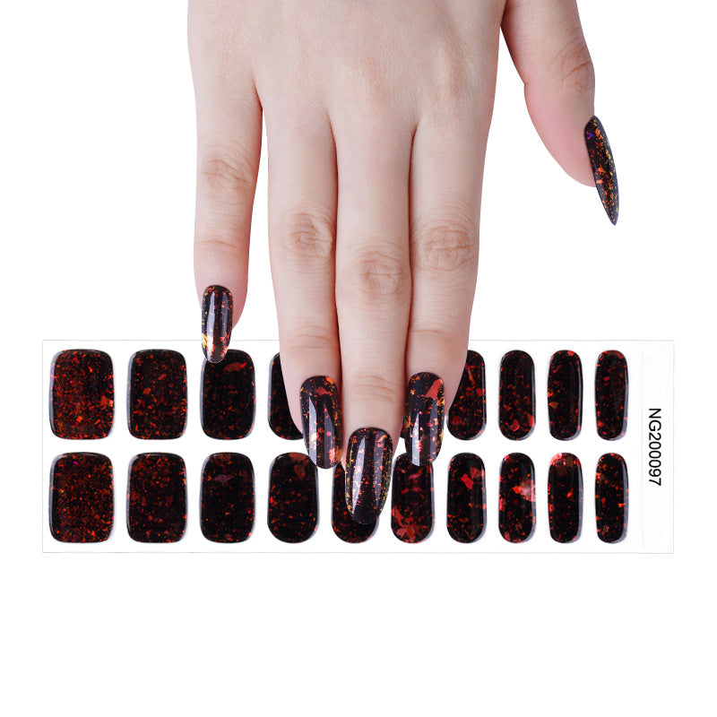 Glamorous Versatile Light Gel Uv Paper Nail Stickers