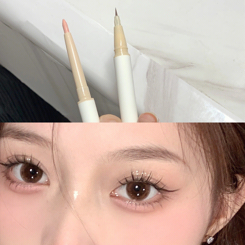 Double-headed Shadow Pen Pearlescent Thin Glittering Eyeliner