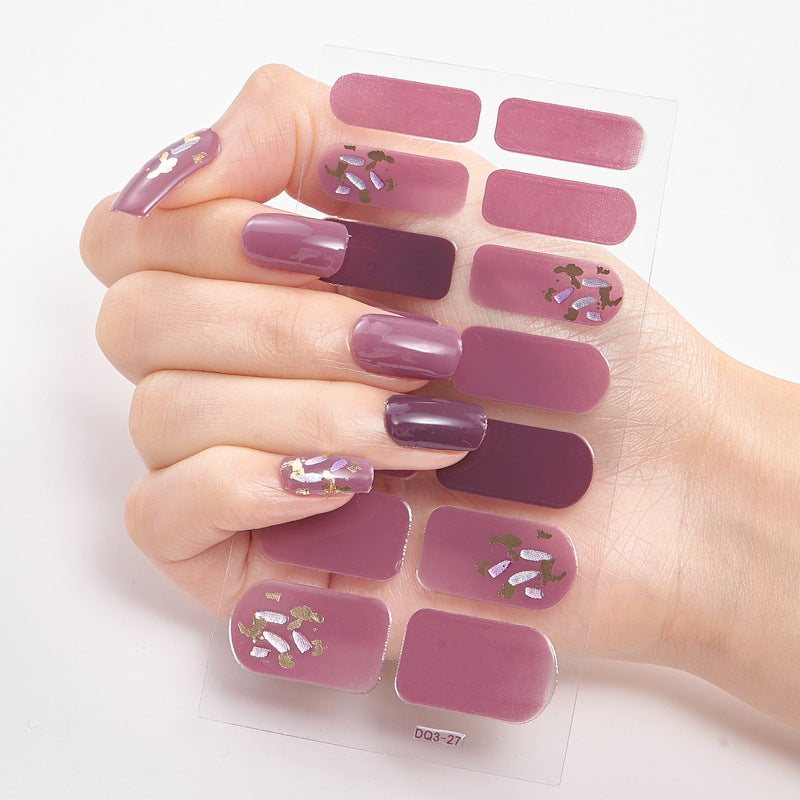 Source Technology Laser Gilding Full Priority Nail Stickers