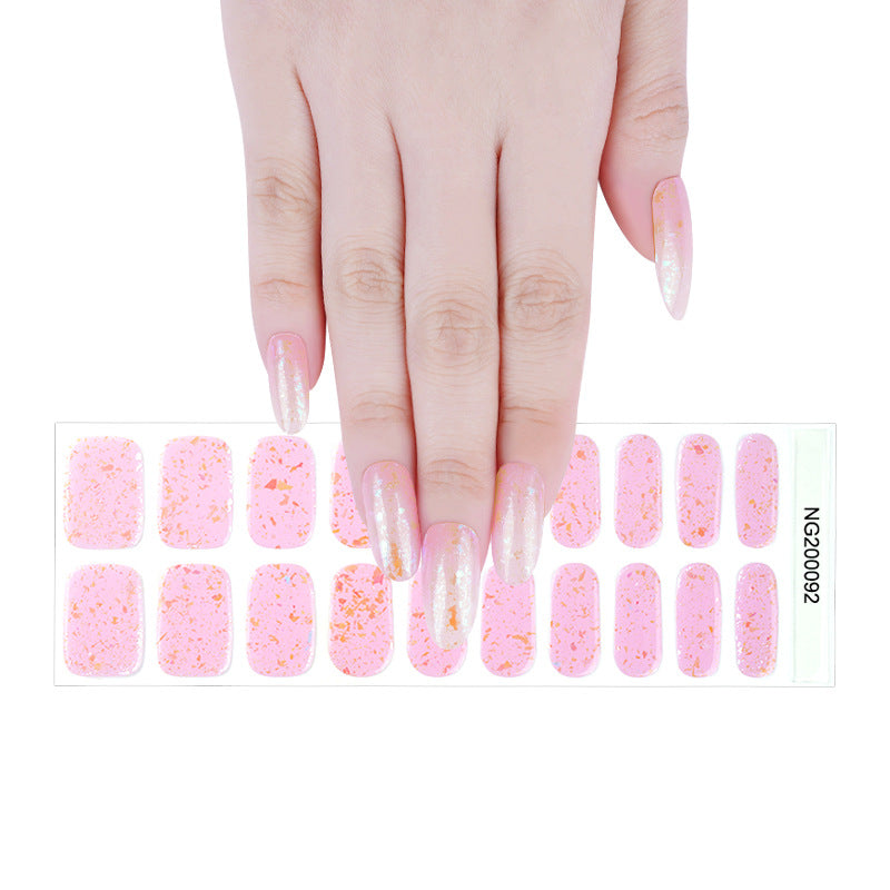 Glamorous Versatile Light Gel Uv Paper Nail Stickers