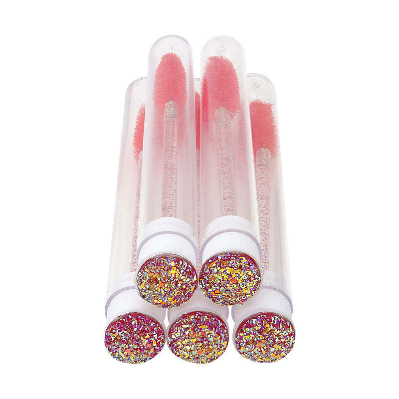 With Diamond Mascara Brush Disposable Crystal Makeup Brushes Accessories