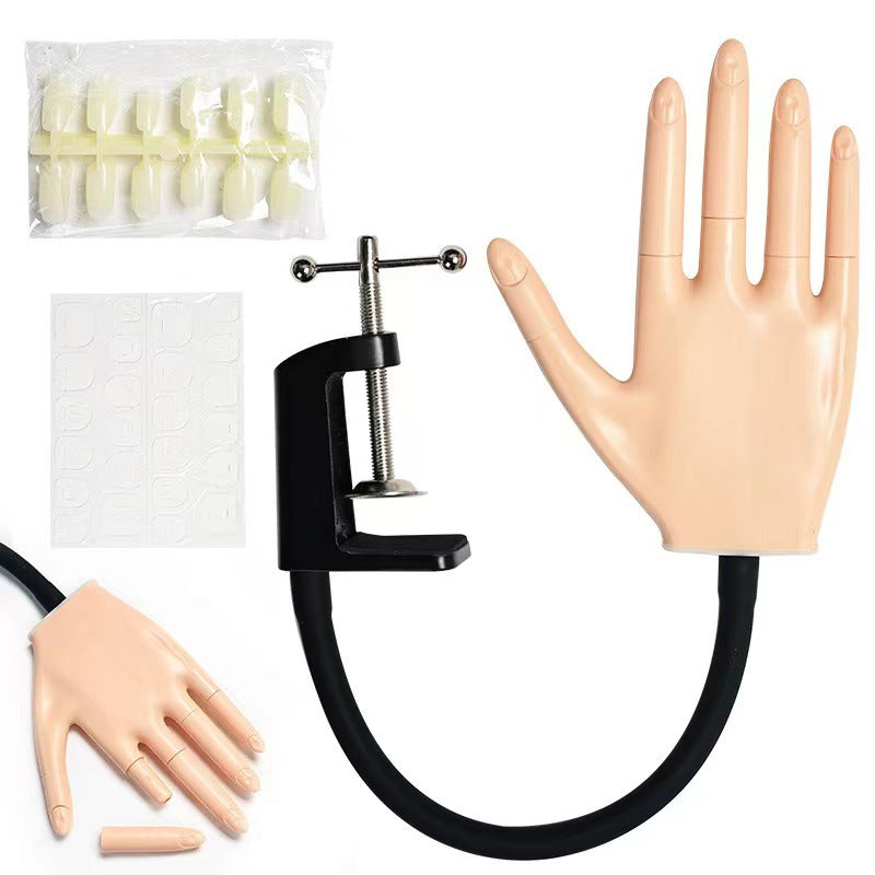 Prosthetic With Bracket Mechanical Arm Model Nail Tool Set