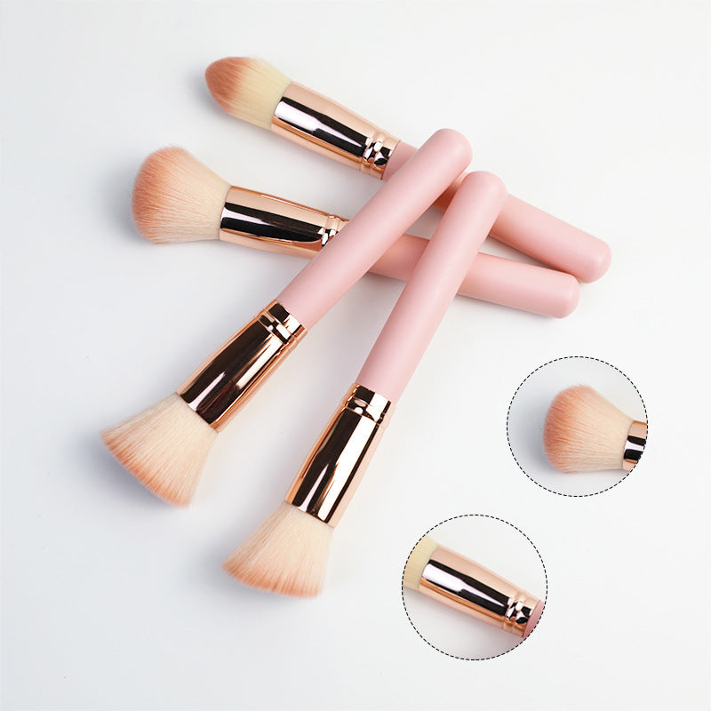 Pink Brush Suit Powder Foundation Blush Makeup Brushes Accessories