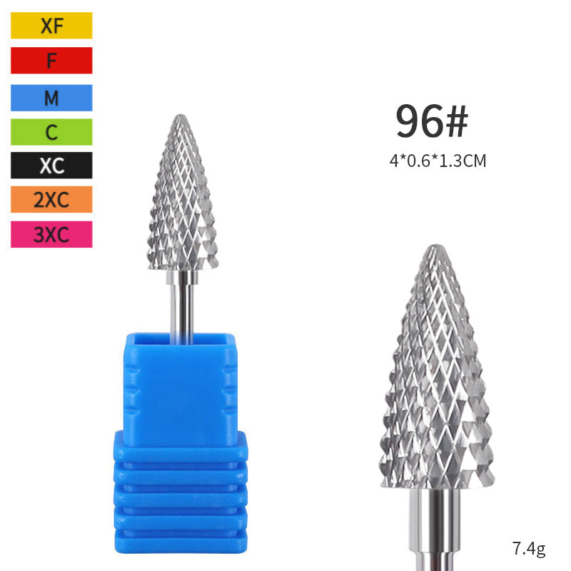 Ensemble d'outils de forage et de clouage en alliage pour machine à tête de meulage en acier