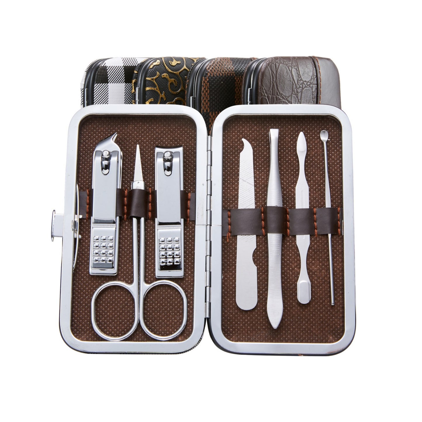 Steel Clippers Pedicure Knife Repair Scissors Suit Piece Nail Tool Set