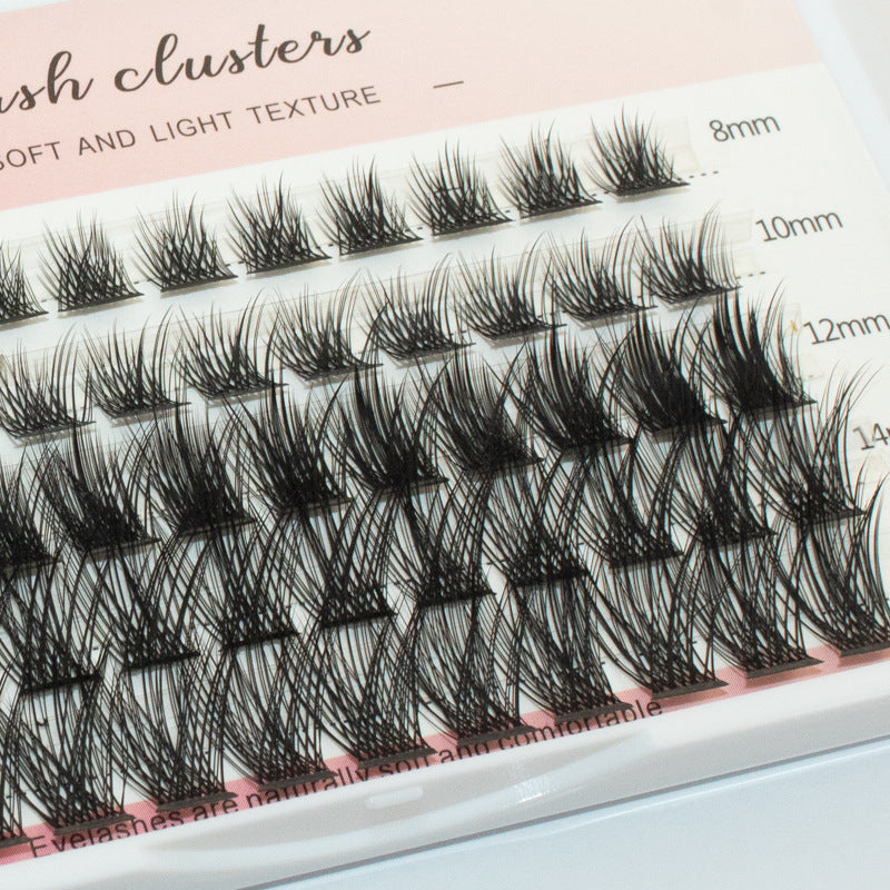 Eyelashes Single Mixed Large Capacity Cluster False Lashes