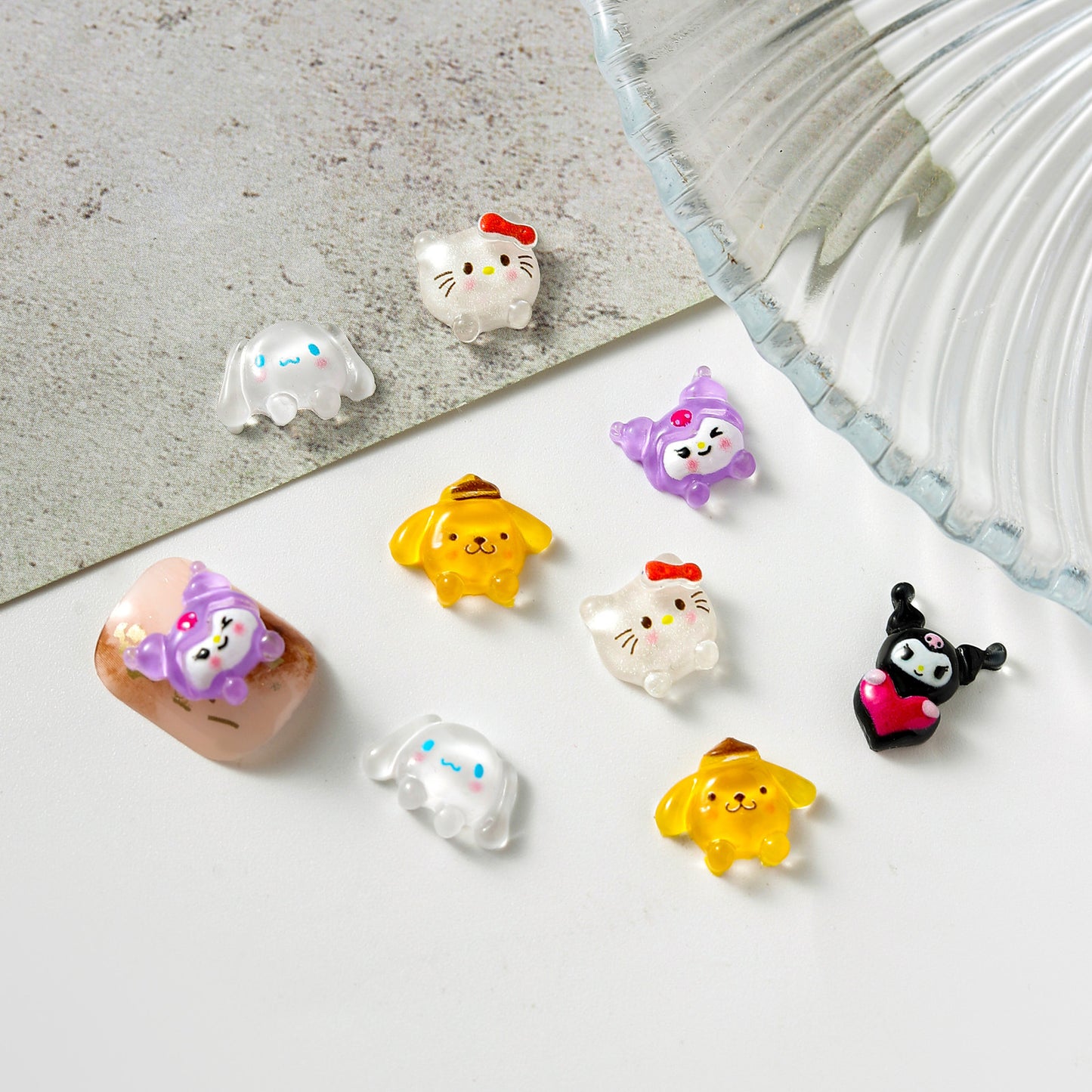 Cartoon Ornament Clow Cinnamon Dog Cat Nail Care Nail Art