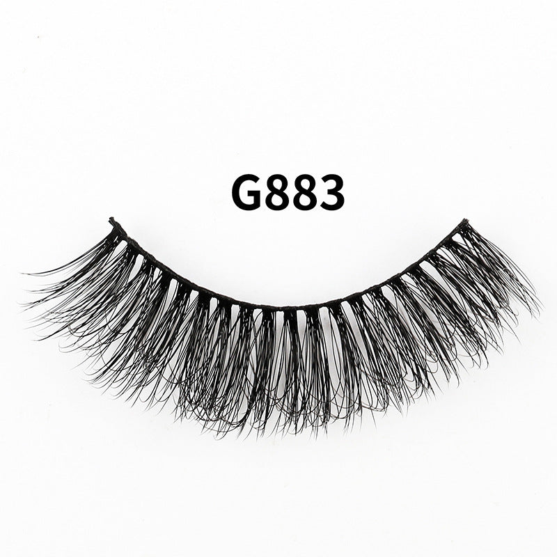 Russian Eyelashes Curling Large Curl Volume Pairs Natural False Lashes