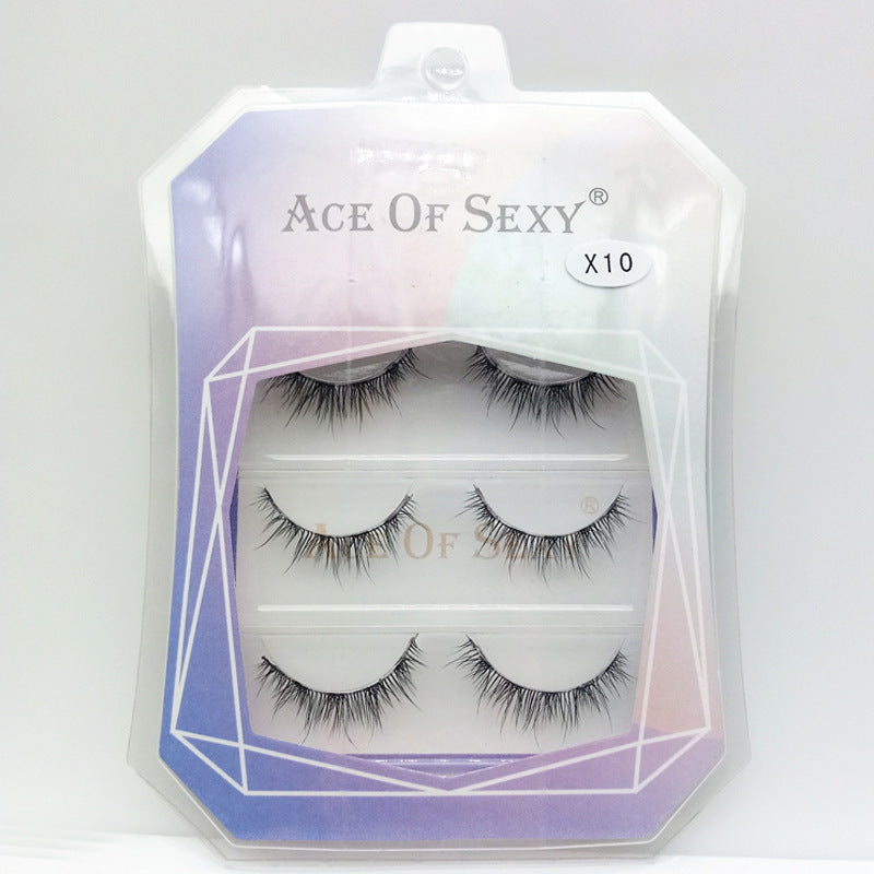 Natural Curling Woven Light Fine Stem False Lashes