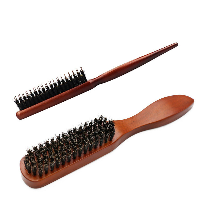 Brosse à raser pour hommes en bois massif Brosses et peignes à cheveux longs