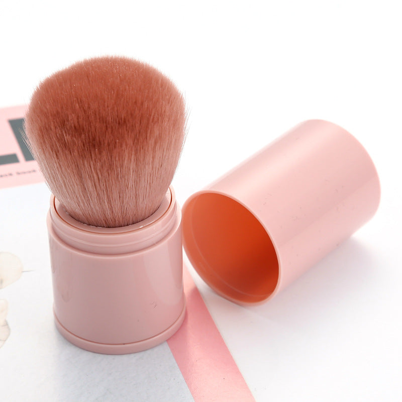 Pinceau à blush en pack individuel, pinceaux de maquillage rétractables, accessoires