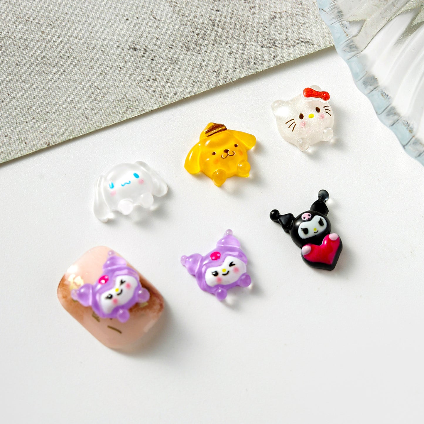 Cartoon Ornament Clow Cinnamon Dog Cat Nail Care Nail Art