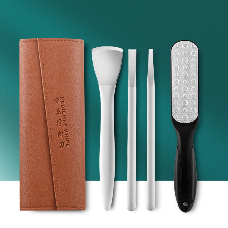 Knife Suit Exfoliating Calluses Foot Scraping Nail Tool Set