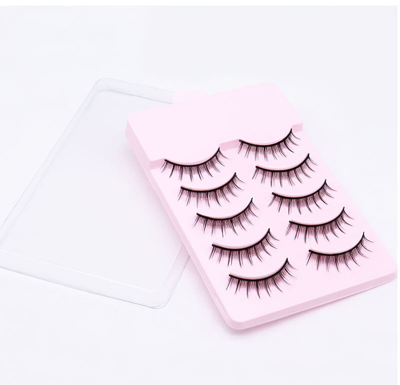 Support Double Eyelid Hard Stem Swollen False Lashes