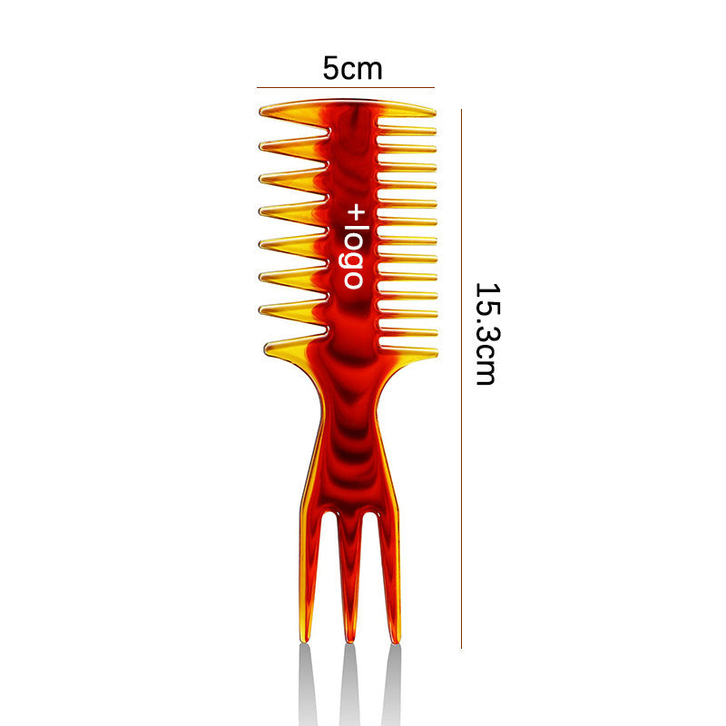 Style pour hommes pour les cheveux gras Brosses et peignes à cheveux à dos large