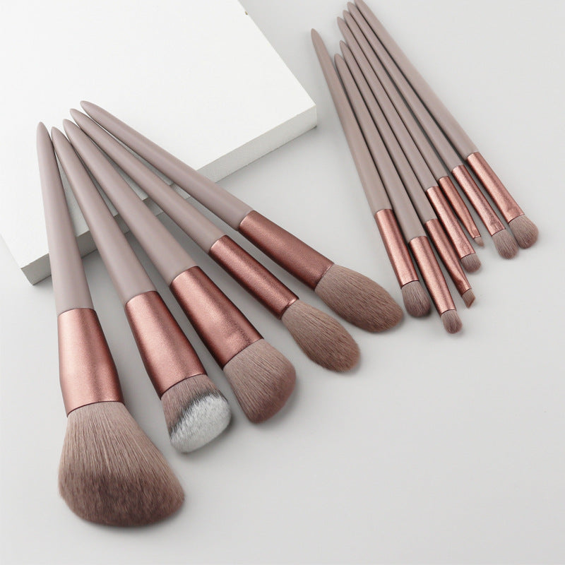 Four Green Brush Beginner Powder Blush Concealer Makeup Brushes Accessories