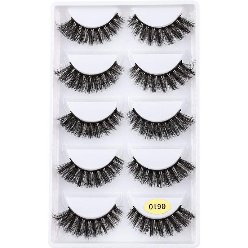 Blue Eyelashes Natural Thick Pairs Eyelash False Lashes