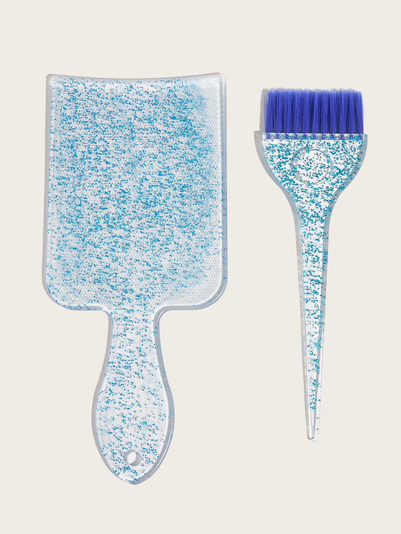 Accessoires de maquillage de brosse de traitement de coloration de ménage de teinture de cristal