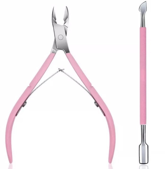 Remove Barbed Dead Skin Bent Nose Plier Nail Tool Set