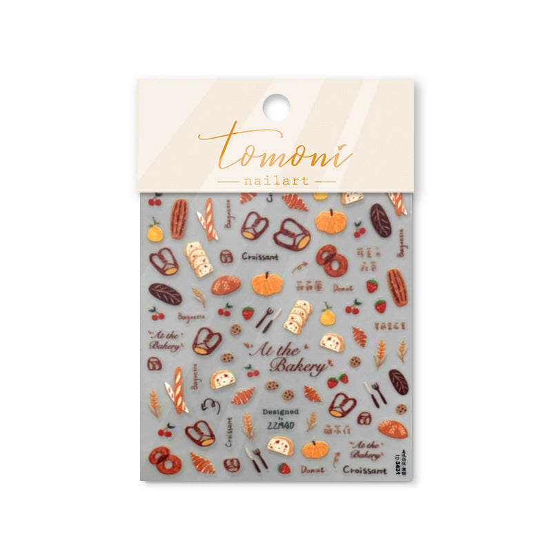 Durable Unique Thin Tough Cute Autumn Nail Stickers