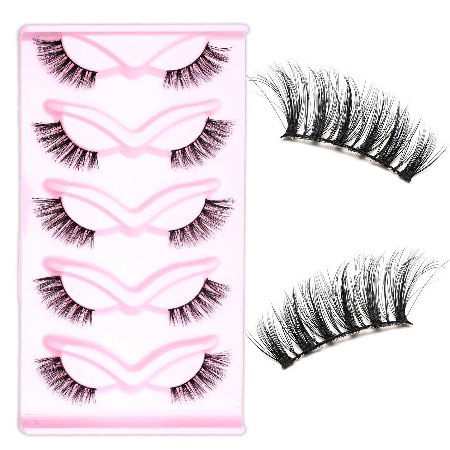 Fox Oblique Eyelashes Fluffy Thick Curl False Lashes