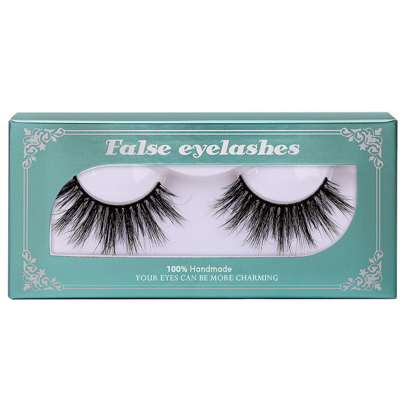 Package Mink Eyelashes Natural Long Thick False Lashes