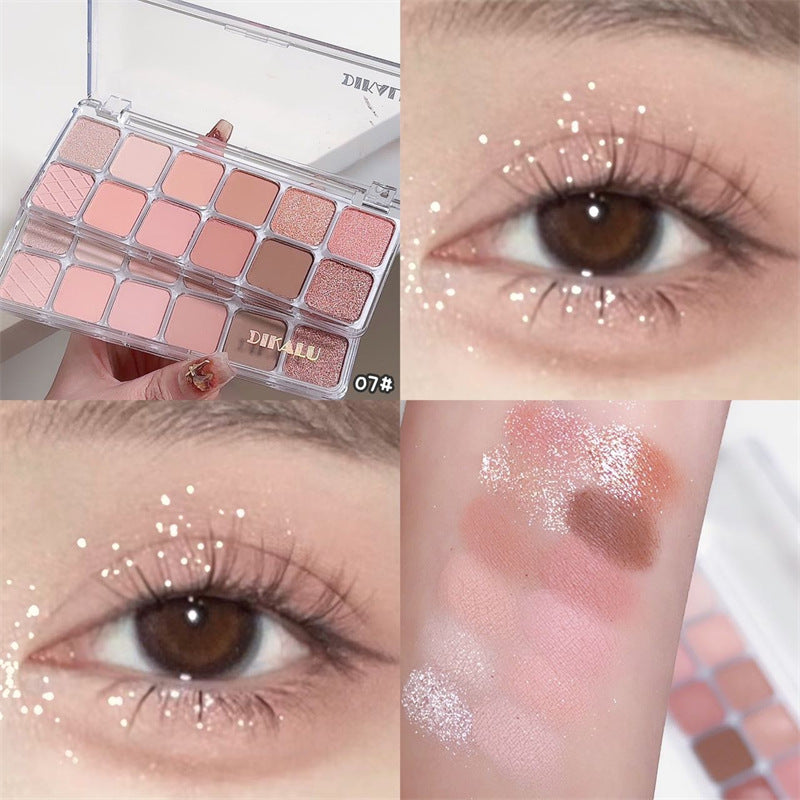 Plate Color Matte Earth Milk Tea Eyeshadow