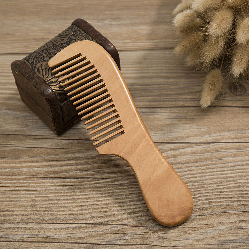 Mahogany Mini Small Semicircle Thickened Massage Hair Brushes & Combs