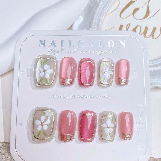 Nail Art fait main avec pointe High Sense Wear Armor