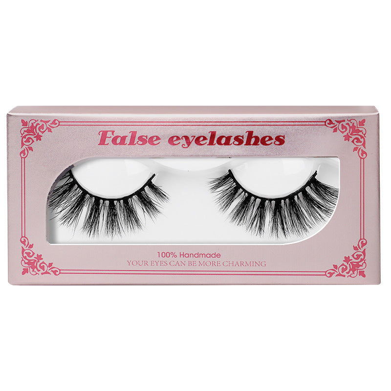 Package Mink Eyelashes Natural Long Thick False Lashes