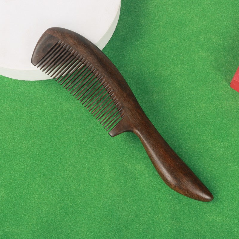 Brosse à cheveux en ébène cm pour modelage de coiffure, manche en boule, brosses et peignes pour cheveux fins