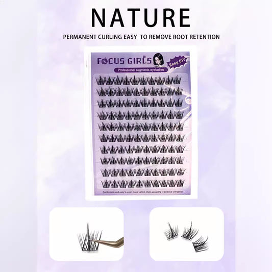 New Eyelashes Soft Self-adhesive Lazy Trilogy False Lashes