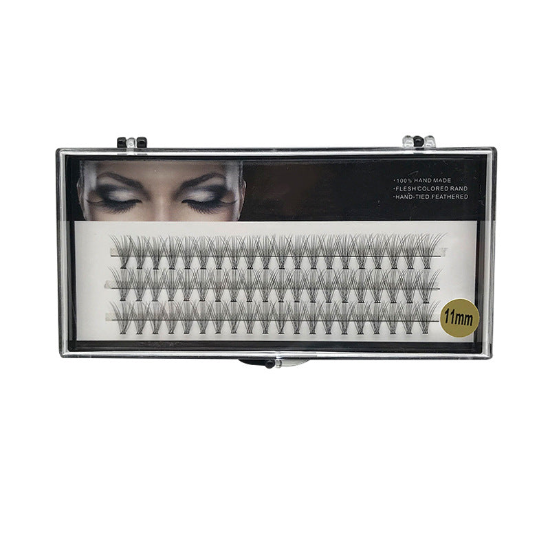 Eyelash Eyelashes Three Rows Soft Comfortable Fine Stem Not False Lashes