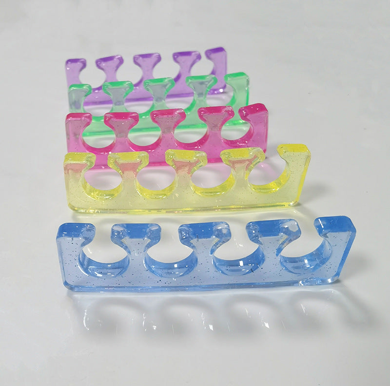 Silicone Finger Splitter Recyclable Separator Uv Makeup Accessories