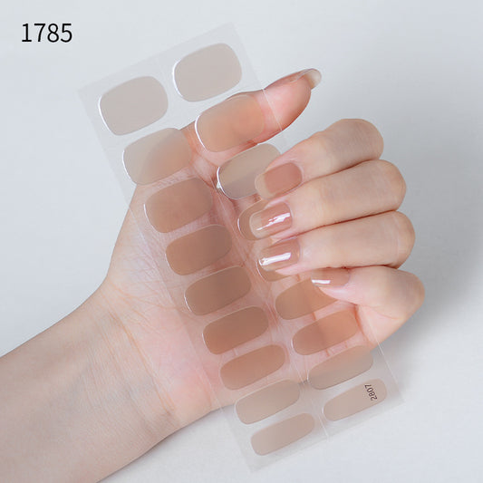 Ice Gel Waterproof Durable Uv Beauty Nail Stickers