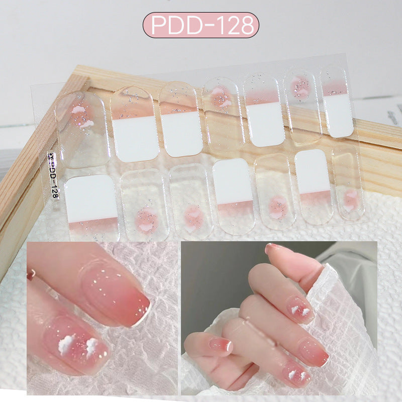 Love Waterproof Durable Applique Finished Patch Nail Art