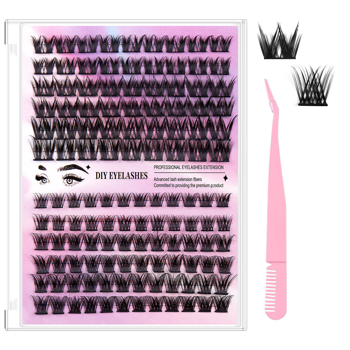 Eyelash Sets Of Boxes Natural Thick Volume Individual False Lashes