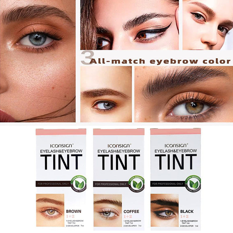 Beauty Eyebrow Cream Suit Waterproof Dyed Eye Makeup Accessories