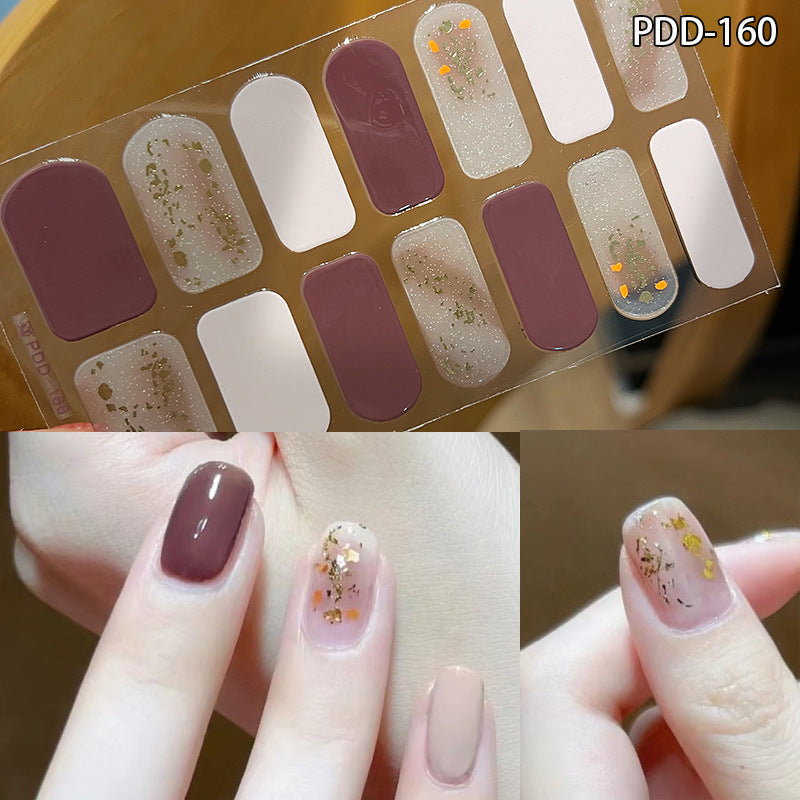 Love Waterproof Durable Applique Finished Patch Nail Art