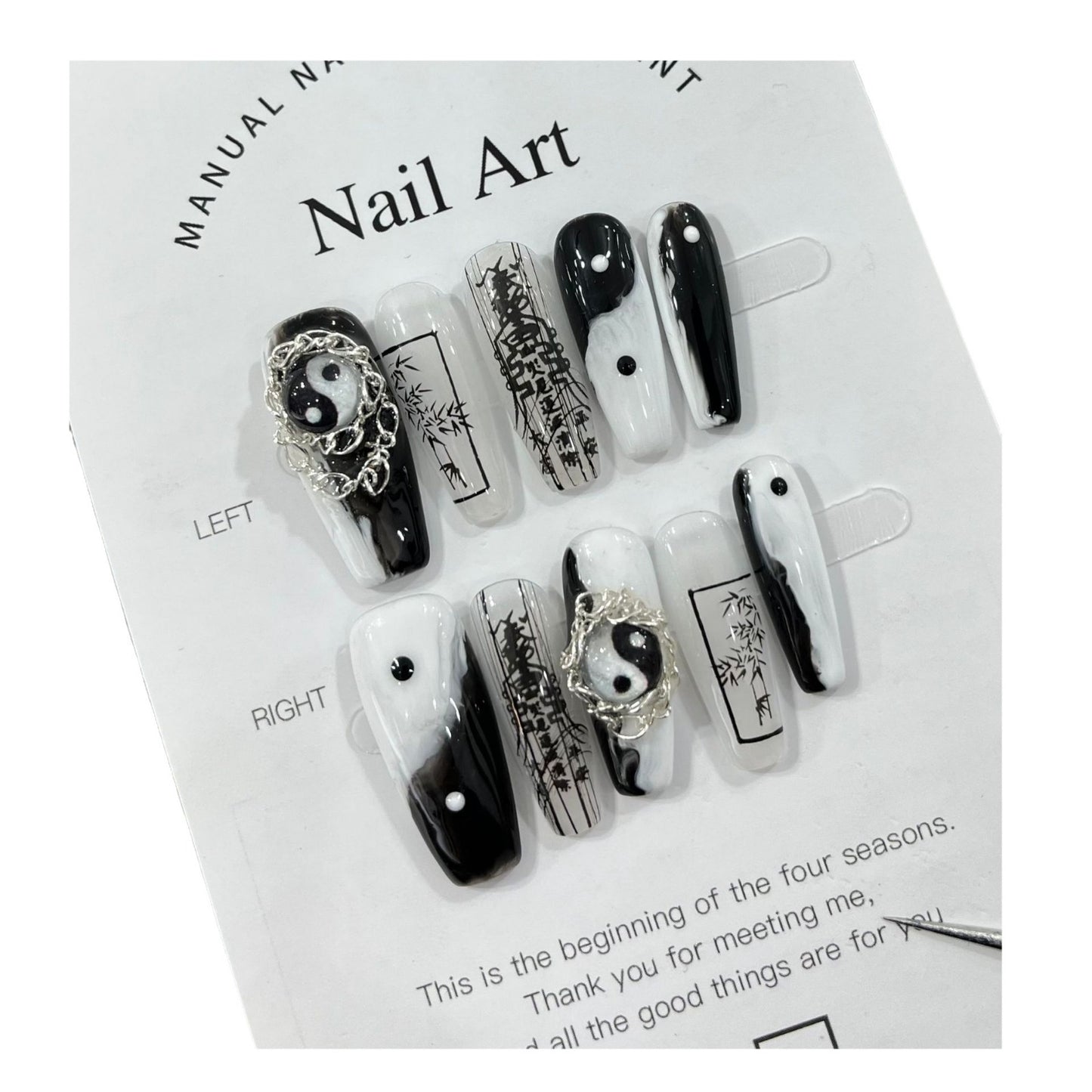 Style Gossip Black Wear Nail Art de luxe abordable