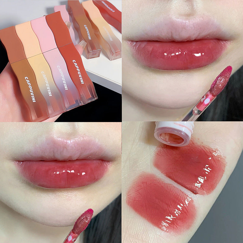 Water Light Lacquer Mirror Glass Female Lipsticks